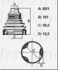 FIRST LINE FCB6323 Bellow, driveshaft